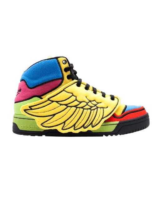 adidas Js Wings 'jeremy Scott Rainbow' in Blue for Men | Lyst