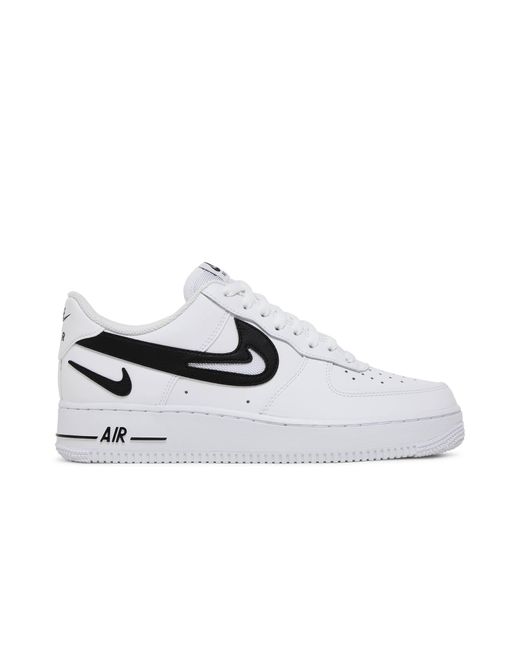 Nike Air Force 1 '07 'cut Out Swoosh - White Black' for Men | Lyst