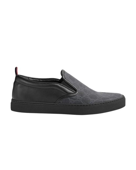 Gucci GG Supreme Slip-on 'black' for Men | Lyst