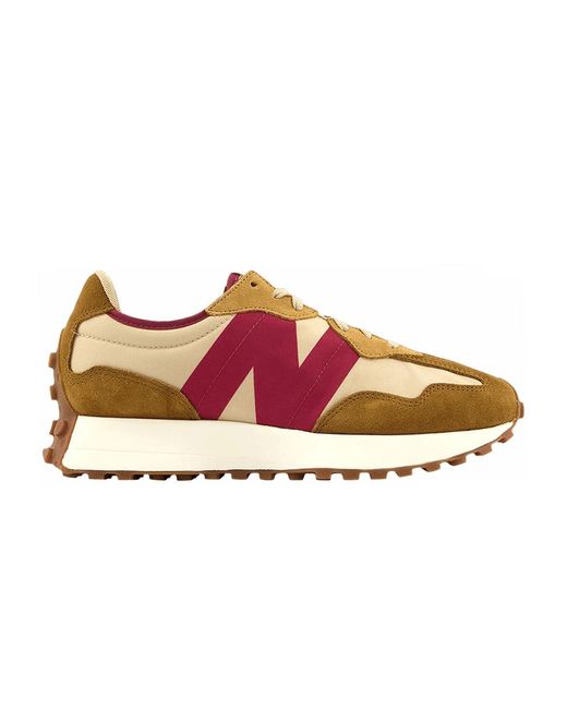 New Balance 327 'tan Burgundy' in Pink for Men | Lyst