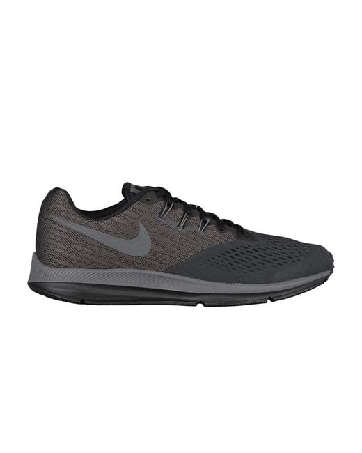 Nike Zoom Winflo 4 'anthracite Dark Grey' in Black for Men | Lyst