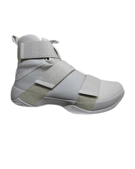 Nike Lebron Soldier 10 Sfg Lux 'bone' in Gray for Men | Lyst