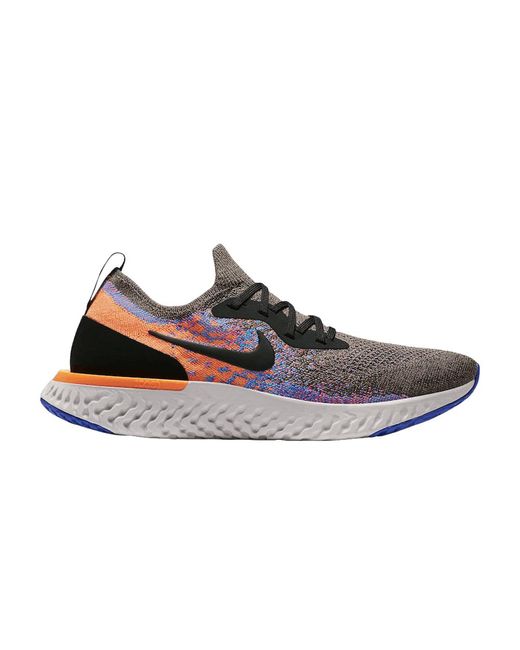 nike epic react flyknit mens brown