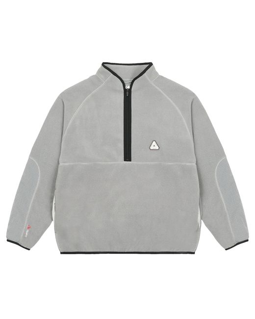 Palace Polartec 1/4 Zip Jacket 'grey' in Gray for Men | Lyst