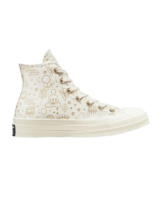 Converse Chuck 70 High 'golden Elements' in Natural Lyst