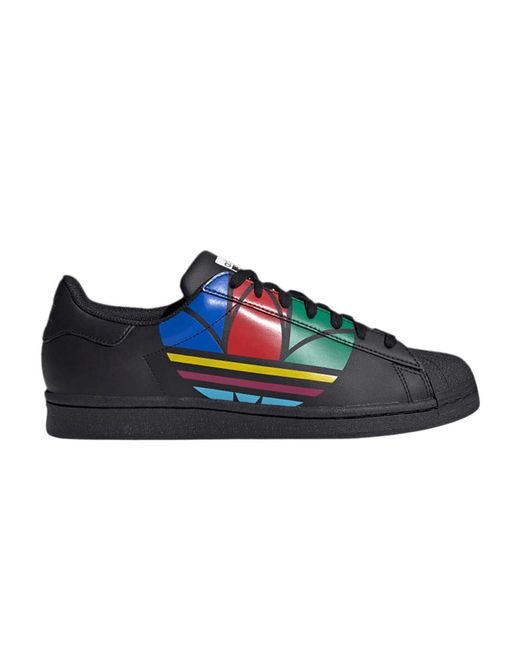 adidas Superstar Pure 'colorful Trefoil - Core Black' in Blue for Men ...