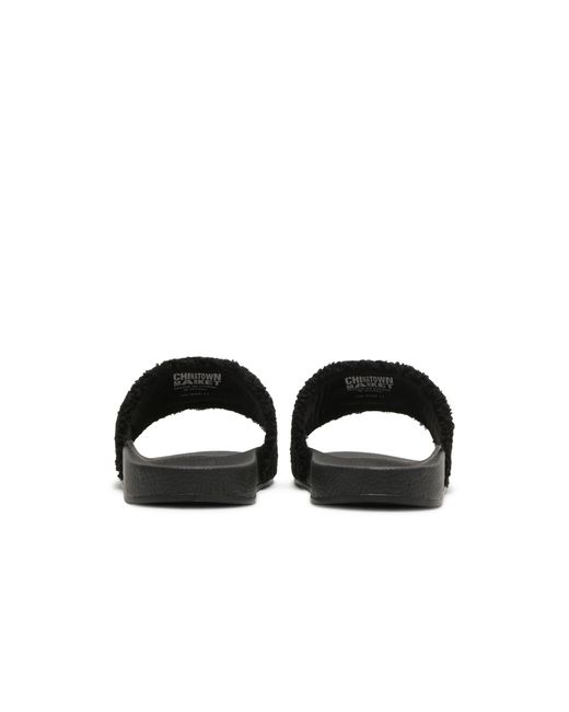 Other Chinatown Market Smiley Sherpa Ball Slide 'black' for Men | Lyst
