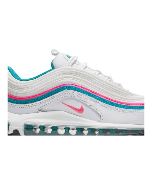 Nike Air Max 97 'white Pink Turbo Green' in Blue | Lyst