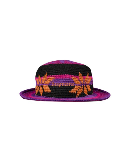 Supreme Snowflake Crochet Crusher 'plum' in Purple for Men | Lyst