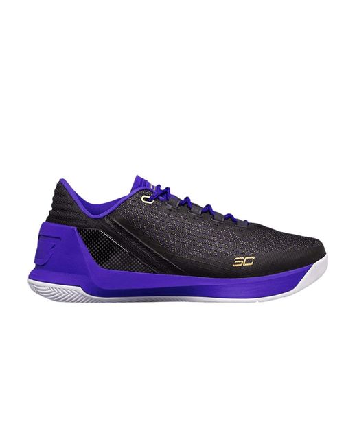 Under Armour Curry 3 Low 'anthracite Purple' in Blue for Men | Lyst