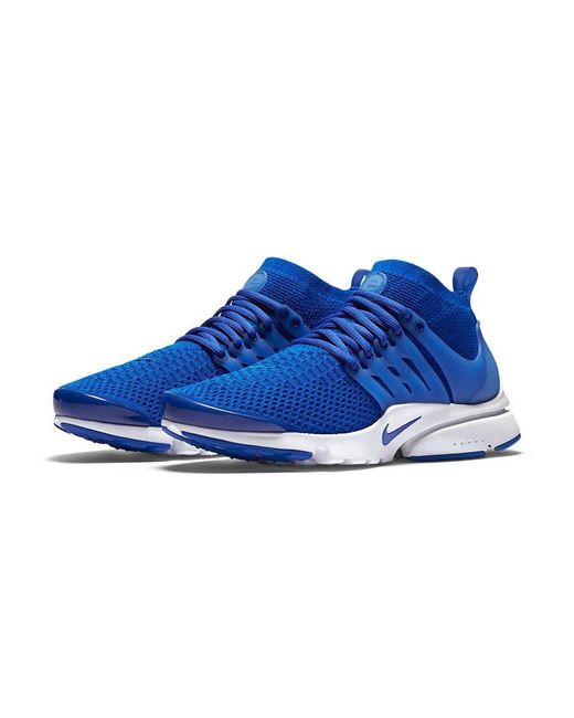 nike presto ultraflyknit blue training shoes