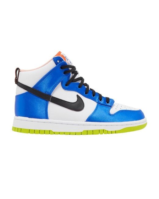 hightop blue dunks