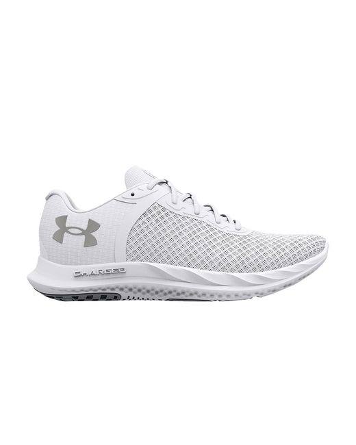 Under Armour Charged Breeze 'white Metallic Silver' Lyst
