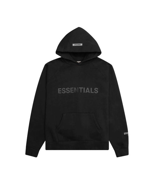 Fear of God ESSENTIALS Pullover Hoodie 'strech Limo' in Black for