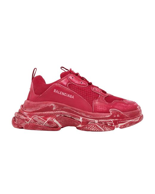 balenciaga triple s red