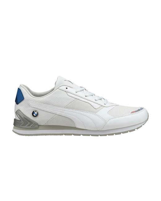 PUMA Bmw Mms X Track Racer 'white Silver' for Men | Lyst