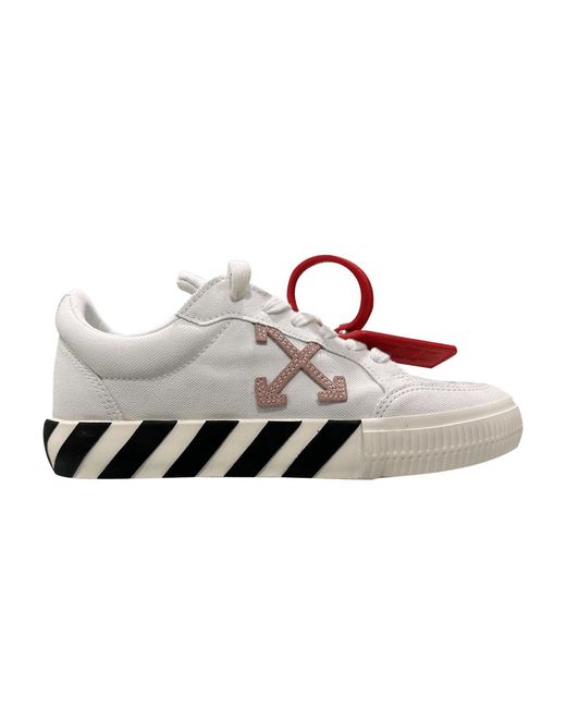 Off-White c/o Virgil Abloh Vulc Sneaker 'white Pink' 2023 | Lyst