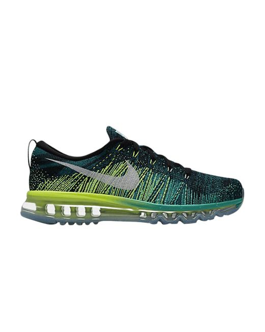 Nike Flyknit Air Max in Green for Men | Lyst