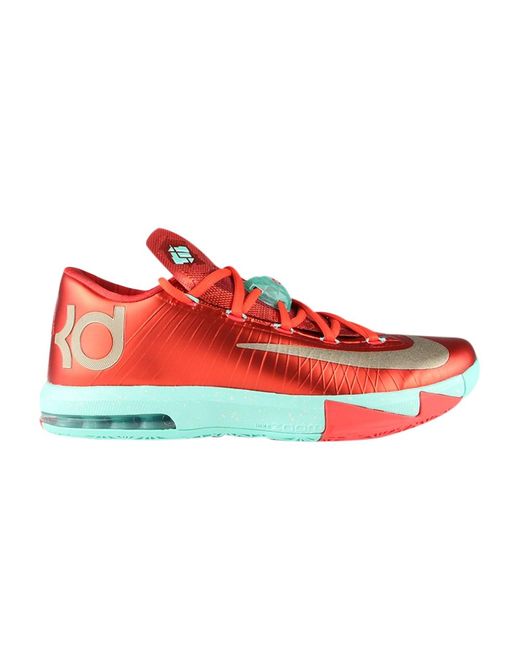 Nike Kd 6 'christmas' in Red for Men | Lyst