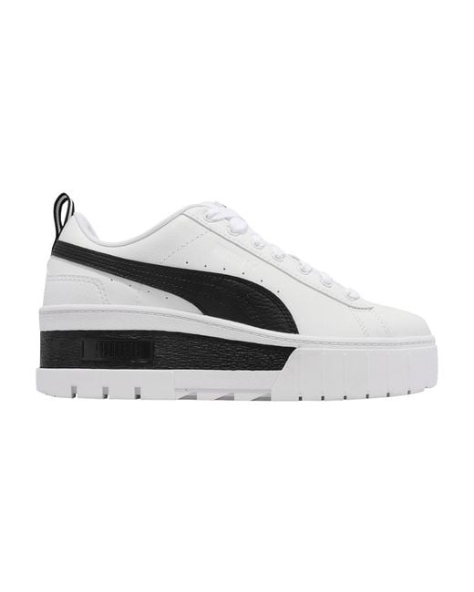 PUMA Mayze Wedge 'white Black' | Lyst