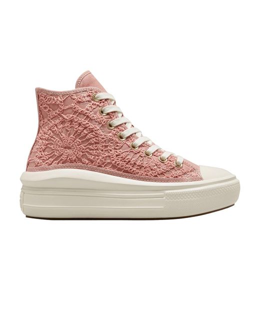 pink daisy converse