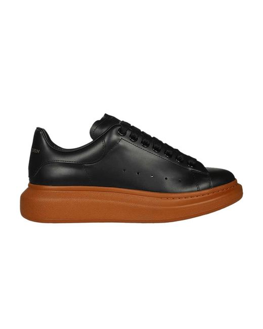 alexander mcqueen black leather shoes