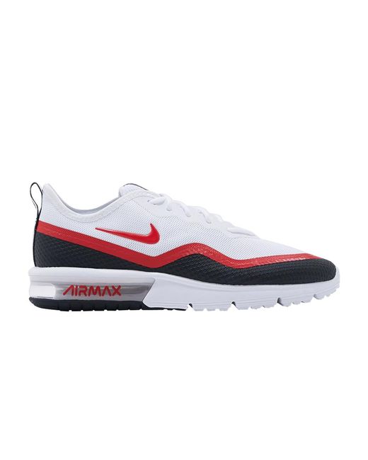 Nike Air Max Sequent 4.5 Se 'white Black University Red' for Men | Lyst