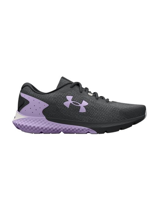 Under Armour Charged Rogue 3 Knit 'jet Grey Nebula Purple' in Gray | Lyst
