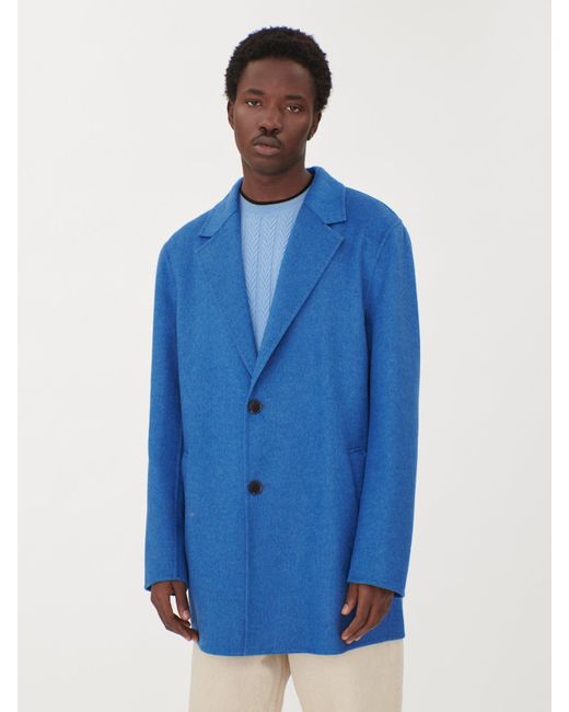 Gobi Cashmere Short Coat in Blue for Men | Lyst
