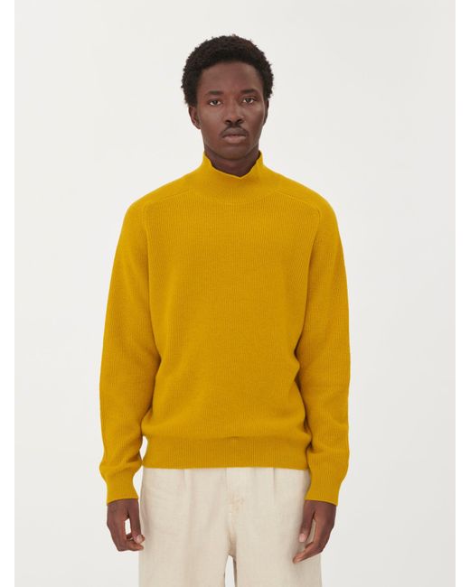 Gobi Cashmere Chunky T-neck Sweater in 