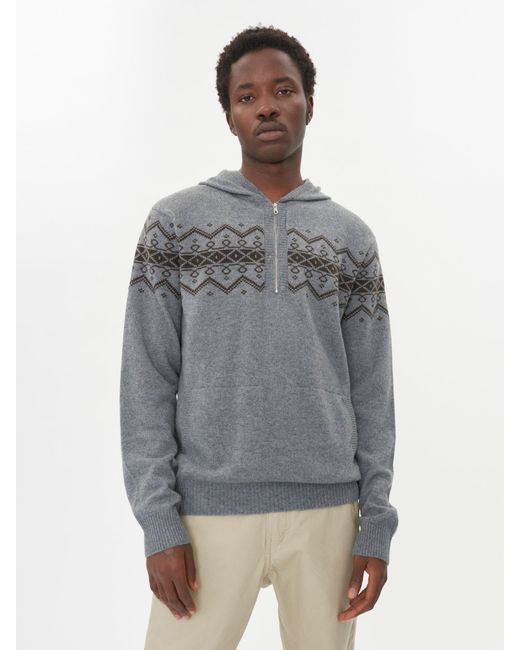 Gobi Cashmere Denim Jacquard Pattern 