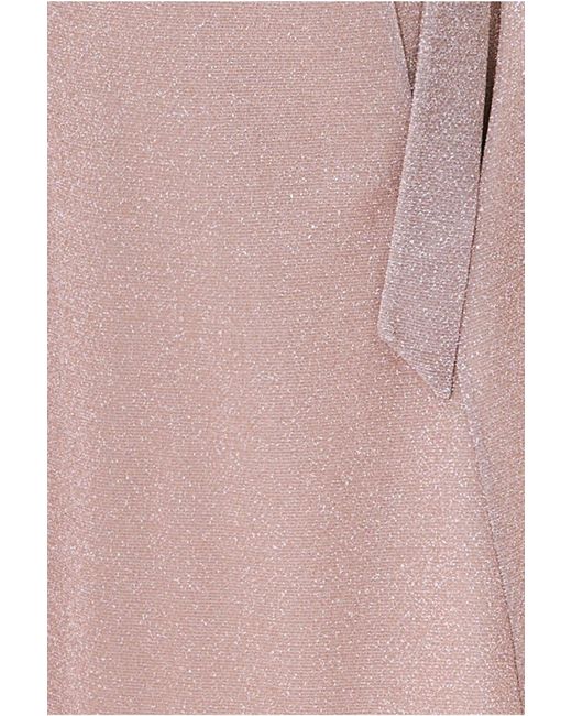 Goddiva Pink Maternity Wrap Spaghetti Strap Maxi Blush