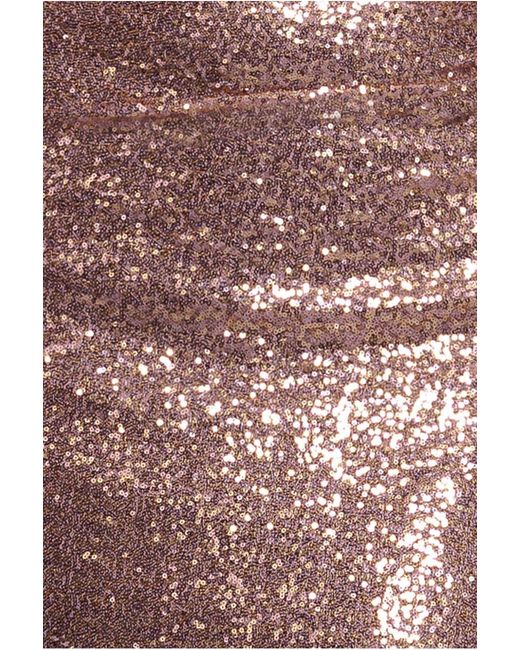 Goddiva Blue Off The Shoulder Sequin Wing Maxi Dress