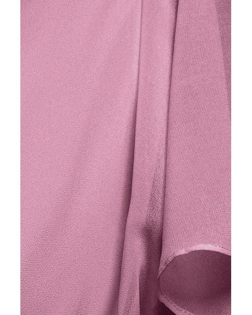 Goddiva Pink Flutter Sleeve Wrap Mini Dress With Elasticated Waist