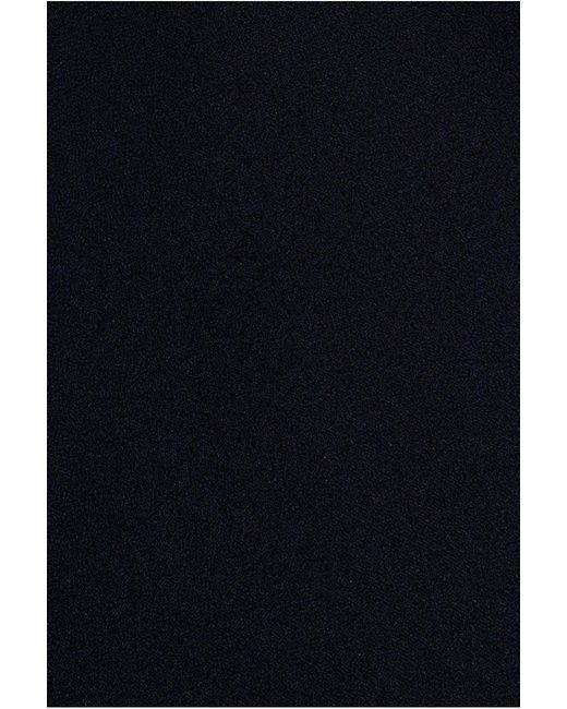 Goddiva Black V Neck Cowl Back Pleated Sleeve Scuba Maxi Dress