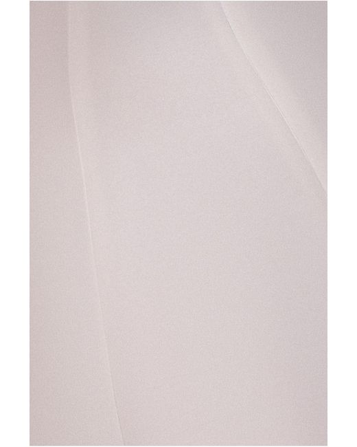 Goddiva White Scuba & Polka Mesh Off The Shoulder Midi Dress