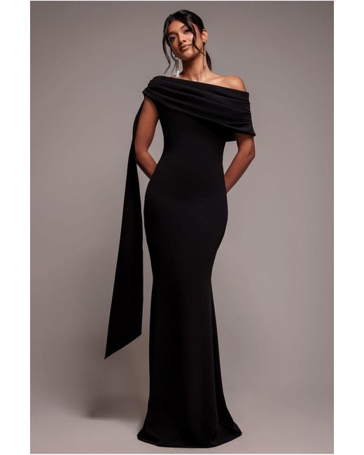 cost of alfred angelo bridesmaid dresses Goddiva Claudia Maxi Dress Black main image 0