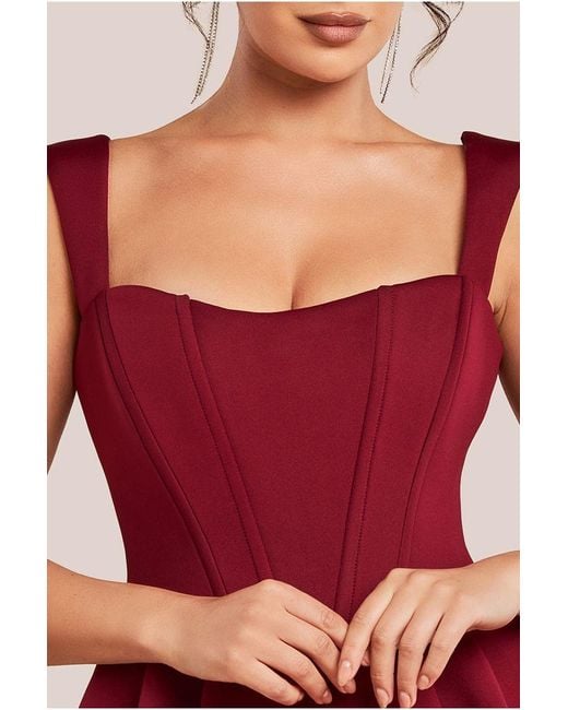 calvin klein infinite non iron slim fit dress shirt Yvette Corset Midi Dress main image 0