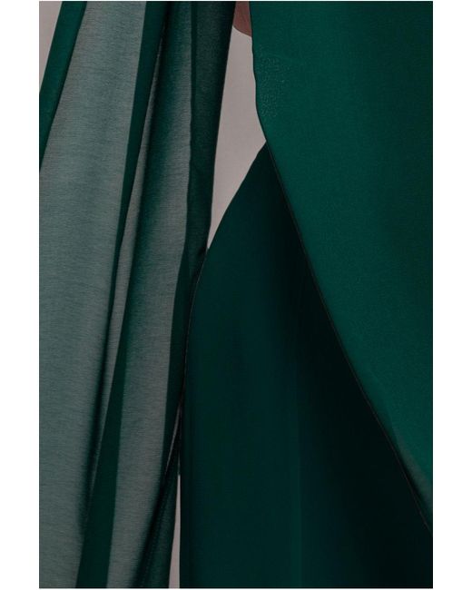 Goddiva Green Chiffon Scarf