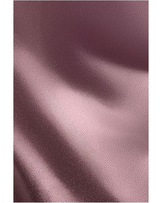 Goddiva Pink Satin Flutter Sleeve Mermaid