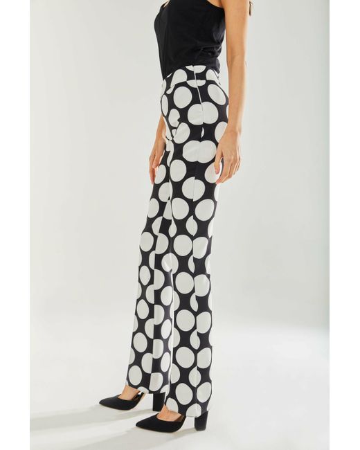Liquorish Synthetic Polka Dot Trousers 