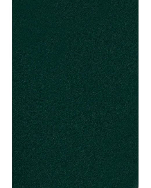 Goddiva Green Peplum Halter Neck Maxi Dress With Diamante Buckle