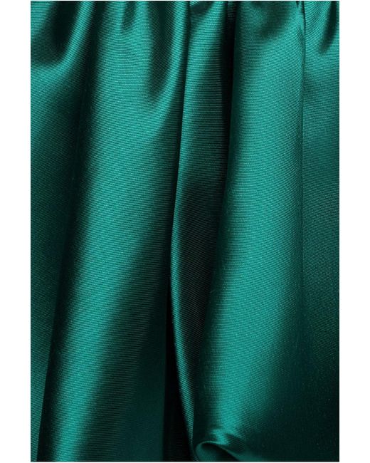 Goddiva Green Corset Boobtube Babydoll Mini Dress