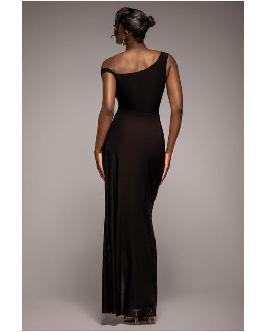Goddiva Gray Off The Shoulder Corset Waist Mesh Wrap Skirt Soft Touch Maxi Dress
