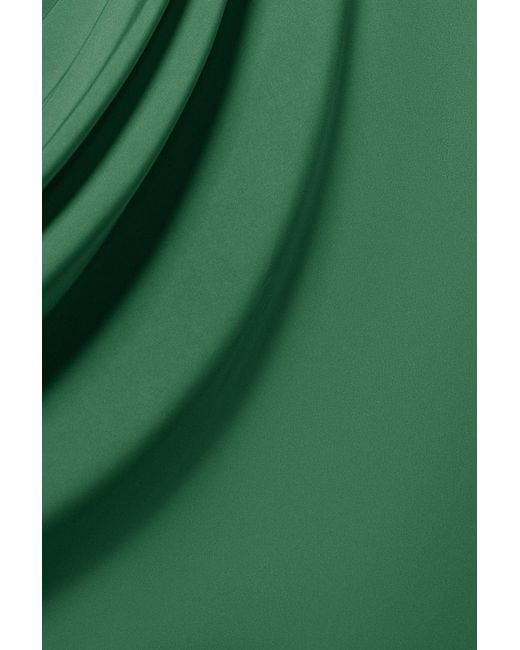Goddiva Green Multiway Tie-Up Maxi Dress