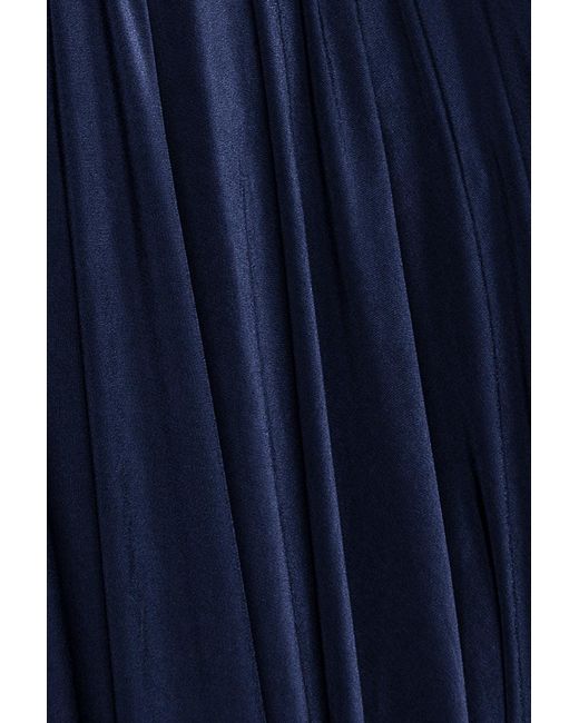 Goddiva Blue Soft Touch Multi Way Open Back Midi Dress