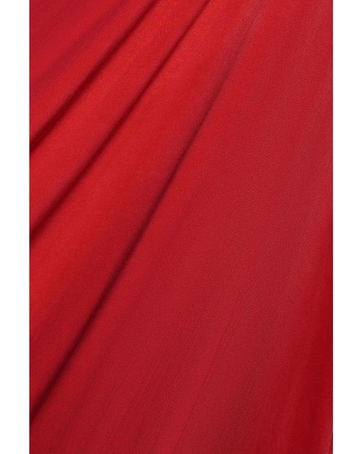Goddiva Red Multiway Tie-Up Maxi Dress