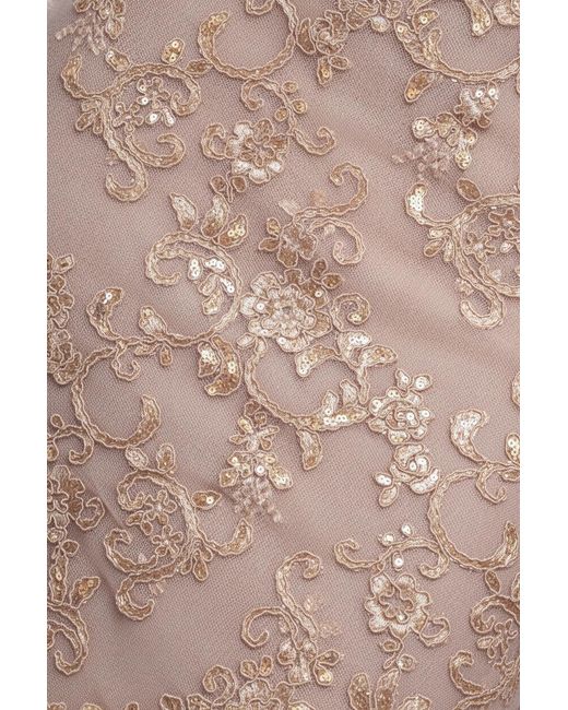 Goddiva Pink Scallop Lace Midi