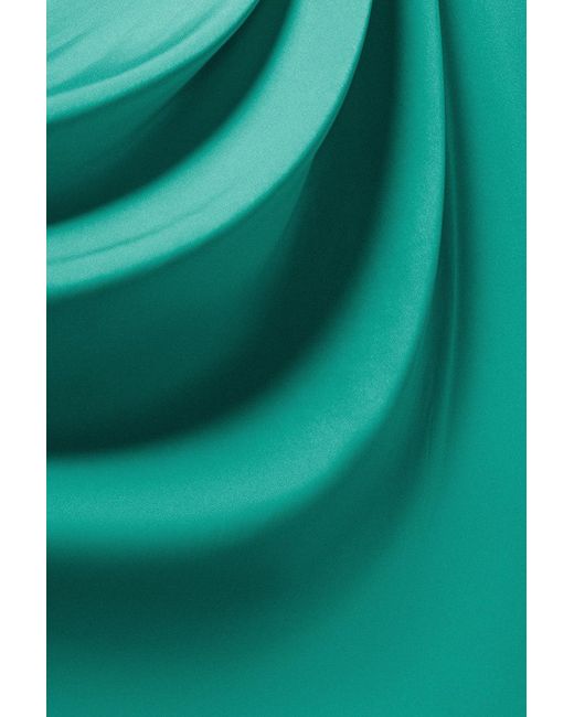Goddiva Green Multiway Tie-Up Maxi Dress