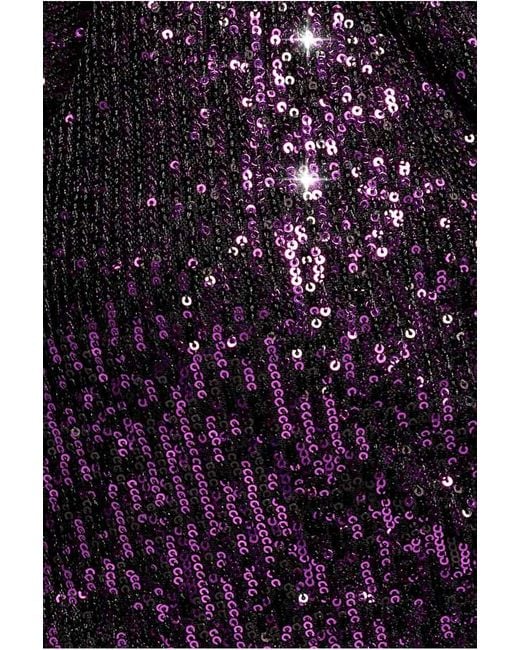 Goddiva Purple One Shoulder Asymmetric Midi Dress